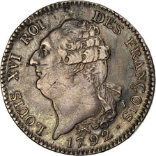 Coin, France, Écu de 6 livres françois, ECU, 6 Livres, 1792, Paris, AU(50-53)