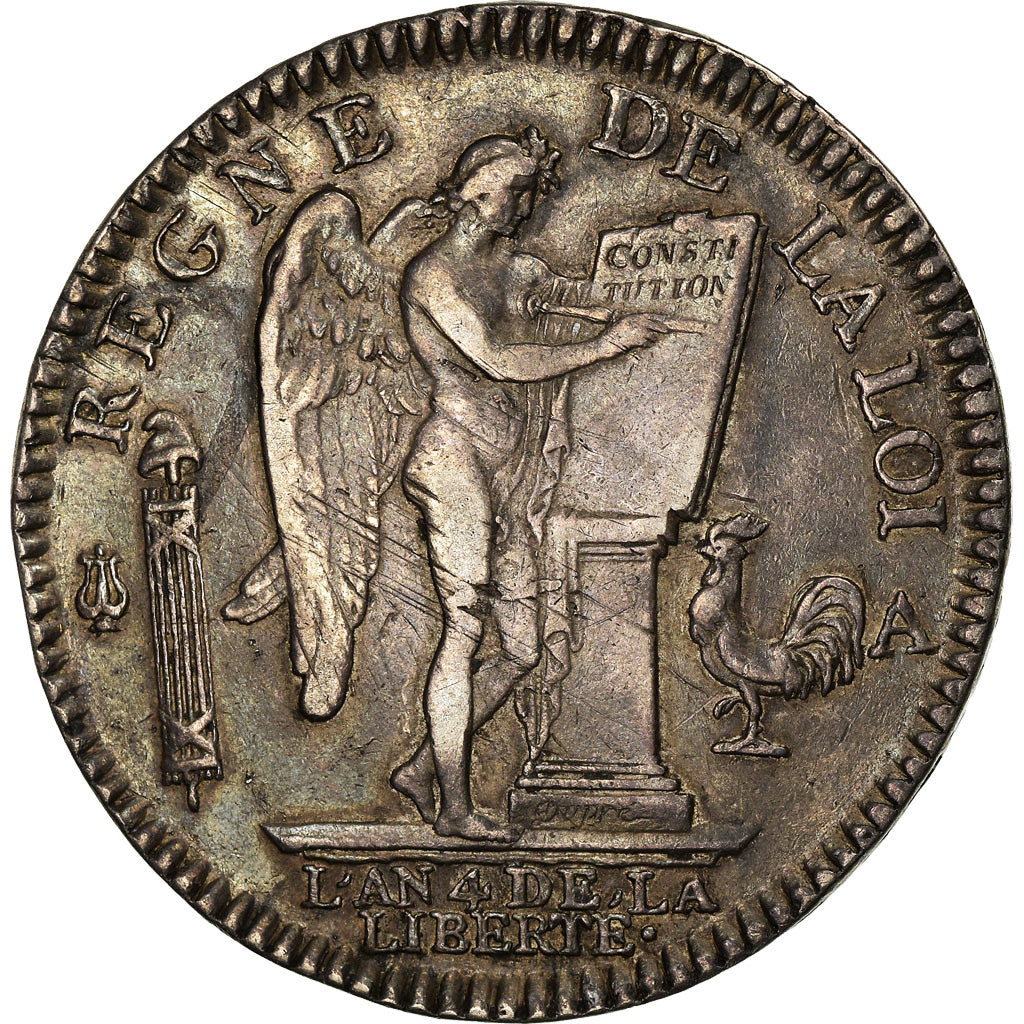 Coin, France, Écu de 6 livres françois, ECU, 6 Livres, 1792, Paris, AU(50-53)