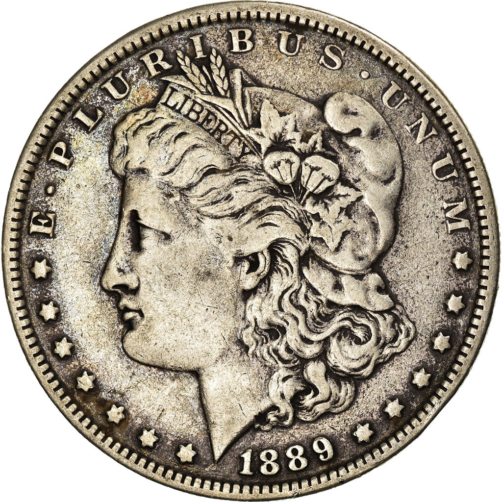 Coin, United States, Morgan Dollar, Dollar, 1889, U.S. Mint, New Orleans