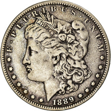 Coin, United States, Morgan Dollar, Dollar, 1889, U.S. Mint, New Orleans