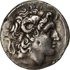 Coin, Thrace, Lysimaque, Tetradrachm, 287-280 BC, Lampsakos, EF(40-45), Silver