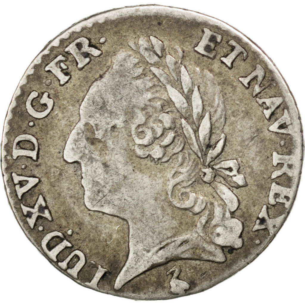 FRANCE, 1/20 Écu à la vieille tête (6 sols), 6 Sols, 1/20 ECU, 1779, Paris, KM #