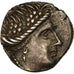 Moneda, Euboia, Tetrobol, 196-168 BC, Histiaia, MBC+, Plata, BMC:61