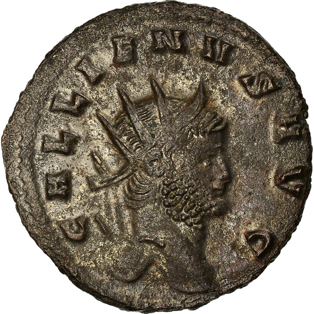 Coin, Gallienus, Antoninianus, 267, Roma, AU(55-58), Billon