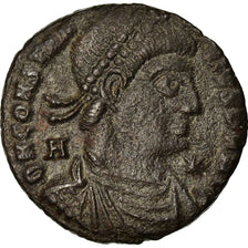 Coin, Constantius II, Centenionalis, 350, Siscia, EF(40-45), Copper, RIC:284