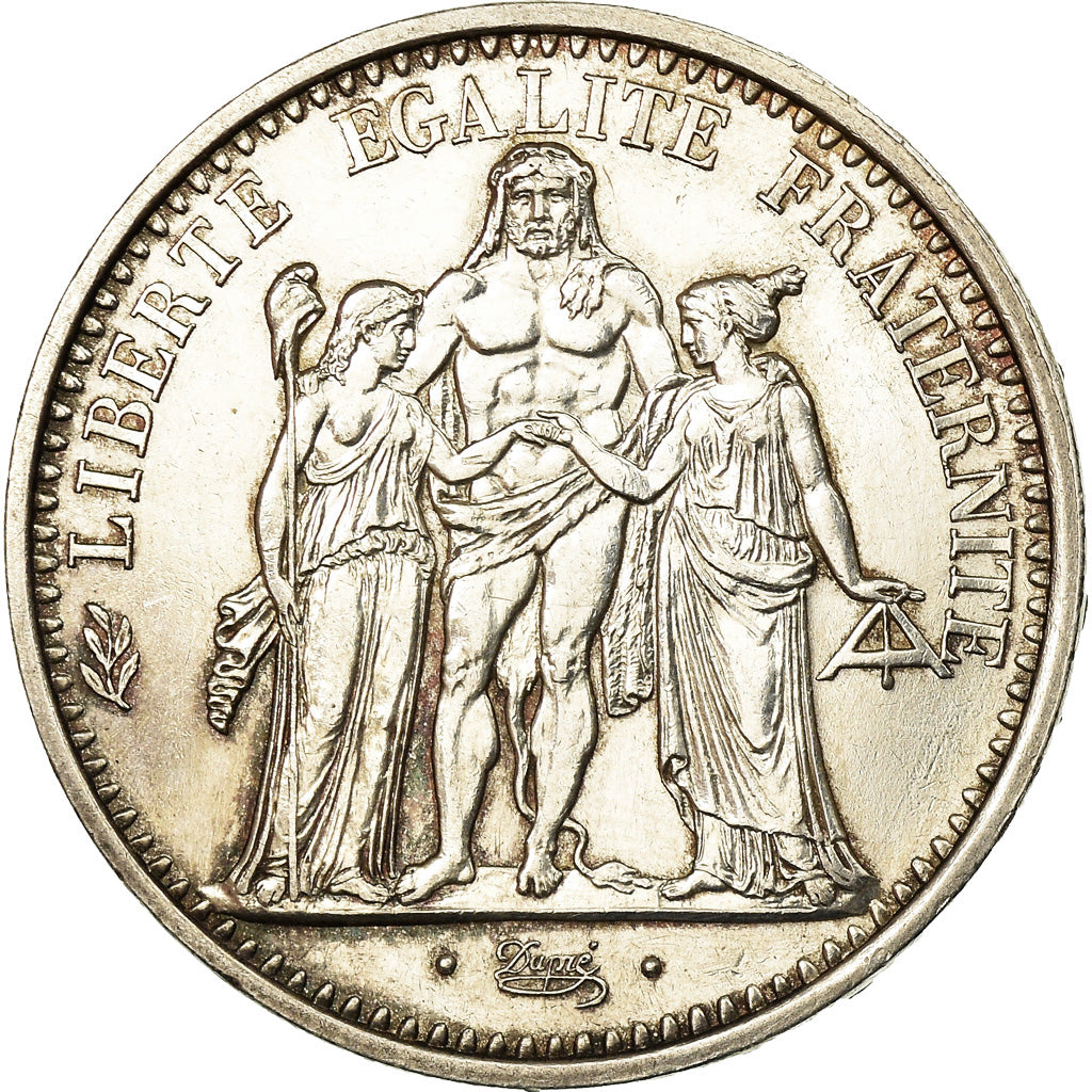 Moeda, França, Hercule, 10 Francs, 1968, Paris, AU(55-58), Prata, KM:932