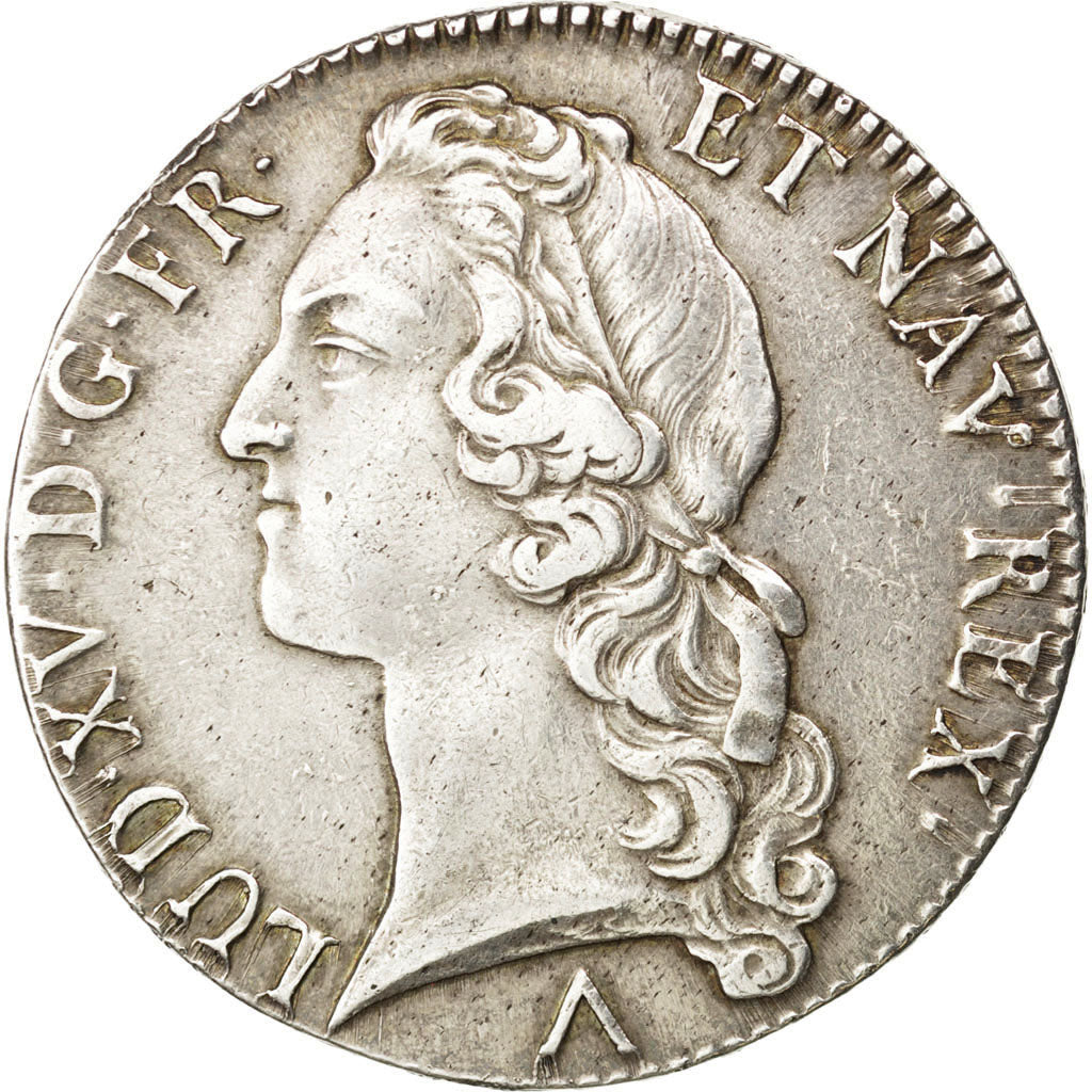 FRANCE, Écu au bandeau, ECU, 1760, Lille, KM #512.22, AU(50-53), Silver, Gadoury