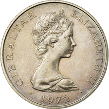 Moneta, Gibilterra, Elizabeth II, 25 New Pence, 1972, BB+, Rame-nichel, KM:6