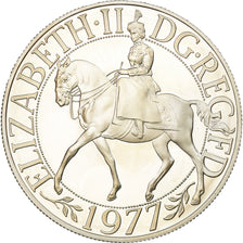 Coin, Great Britain, Elizabeth II, 25 New Pence, 1977, MS(65-70), Copper-nickel