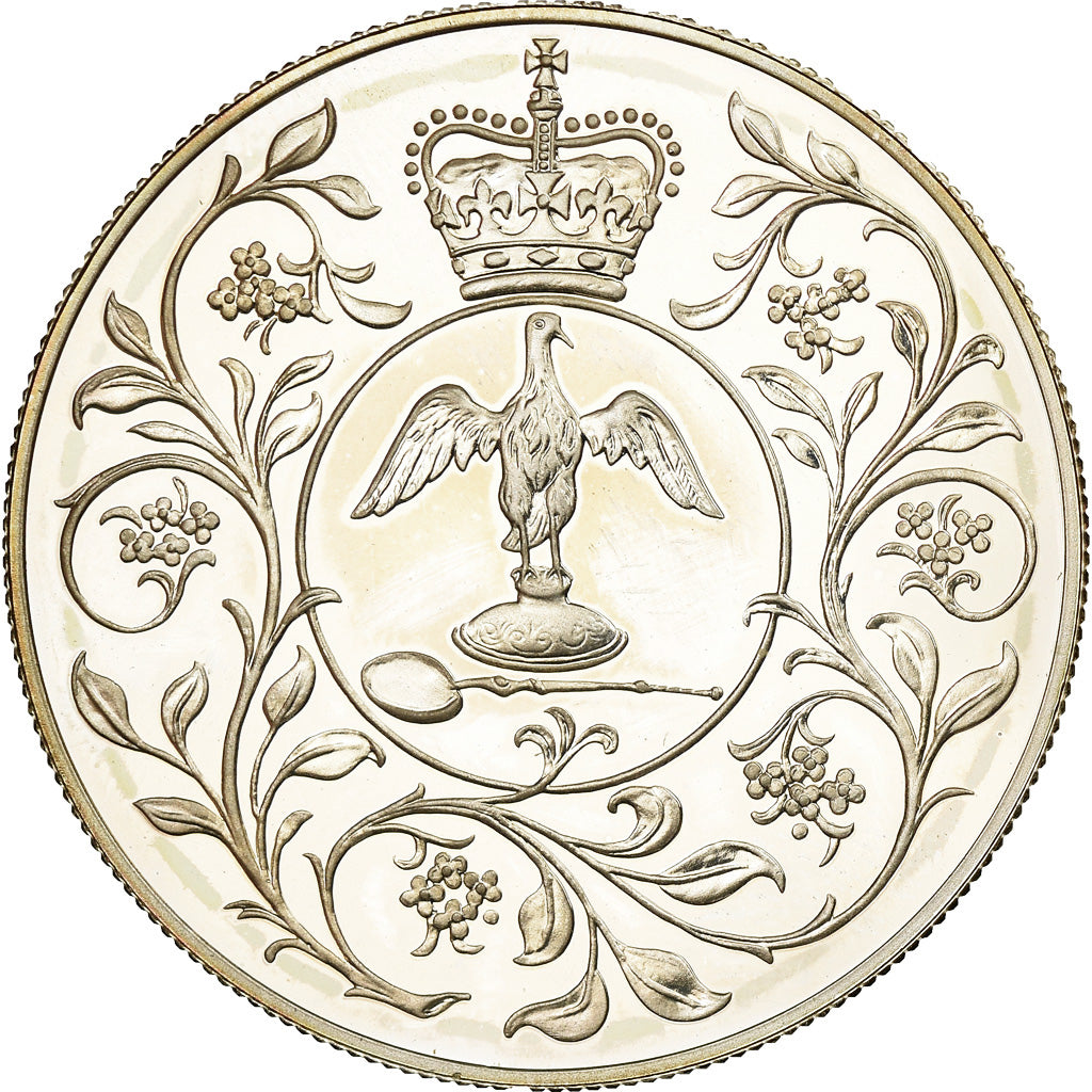 Coin, Great Britain, Elizabeth II, 25 New Pence, 1977, MS(65-70), Copper-nickel