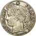 Monnaie, France, Cérès, Franc, 1871, Bordeaux, TB, Argent, Gadoury:465