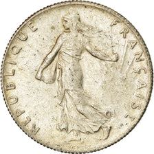 Coin, France, Semeuse, 50 Centimes, 1918, Paris, AU(55-58), Silver, KM:854, Le