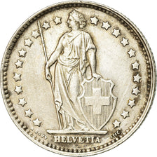 Coin, Switzerland, Franc, 1966, Bern, AU(50-53), Silver, KM:24