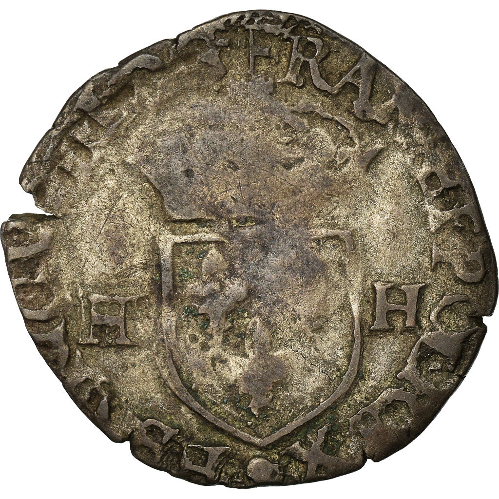 Moneta, Francia, Henri III, Douzain, 1575, Uncertain Mint, MB, Biglione