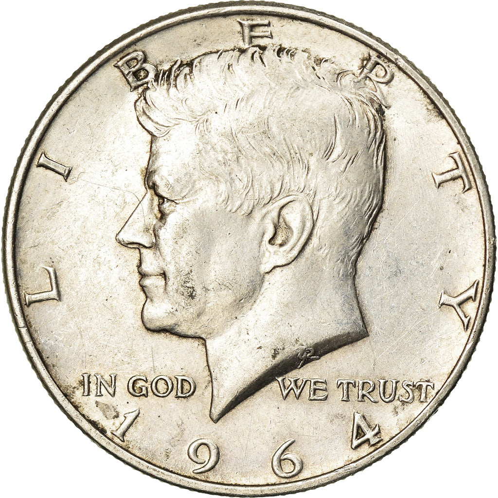 Moneda, Estados Unidos, Kennedy Half Dollar, Half Dollar, 1964, Philadelphia