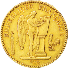 FRANCE, Génie, 20 Francs, 1848, Paris, KM #757, EF(40-45), Gold, Gadoury #1032, 