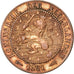 Coin, Netherlands, William III, 2-1/2 Cent, 1881, EF(40-45), Bronze, KM:108.1