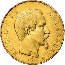 Monnaie, France, Napoleon III, Napoléon III, 50 Francs, 1855, Paris, TTB, Or