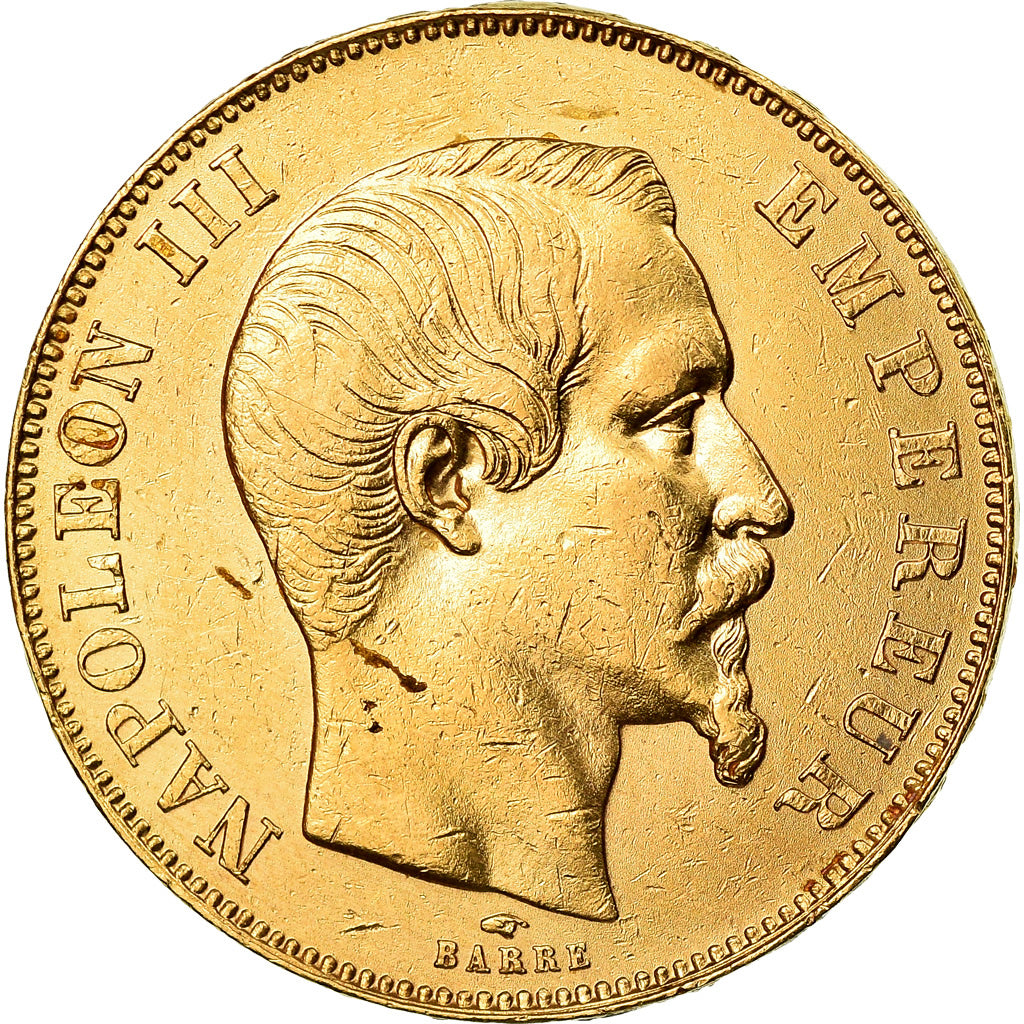 Munten, Frankrijk, Napoleon III, Napoléon III, 50 Francs, 1857, Paris, ZF+