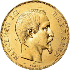 Munten, Frankrijk, Napoleon III, Napoléon III, 50 Francs, 1857, Paris, ZF+