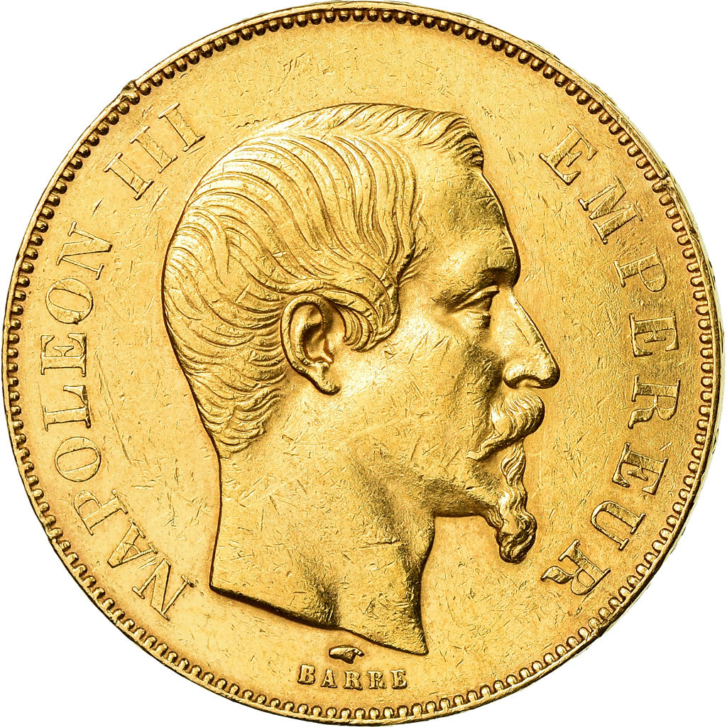Munten, Frankrijk, Napoleon III, Napoléon III, 50 Francs, 1857, Paris, ZF+