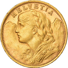 Moneda, Suiza, 20 Francs, 1935, Bern, SC, Oro, KM:35.1