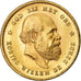 Coin, Netherlands, William III, 10 Gulden, 1880, MS(63), Gold, KM:106