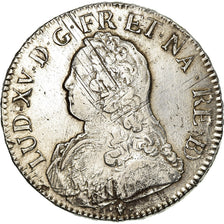 Moneda, Francia, Louis XV, Écu de Béarn aux branches d'olivier, 1732, Pau