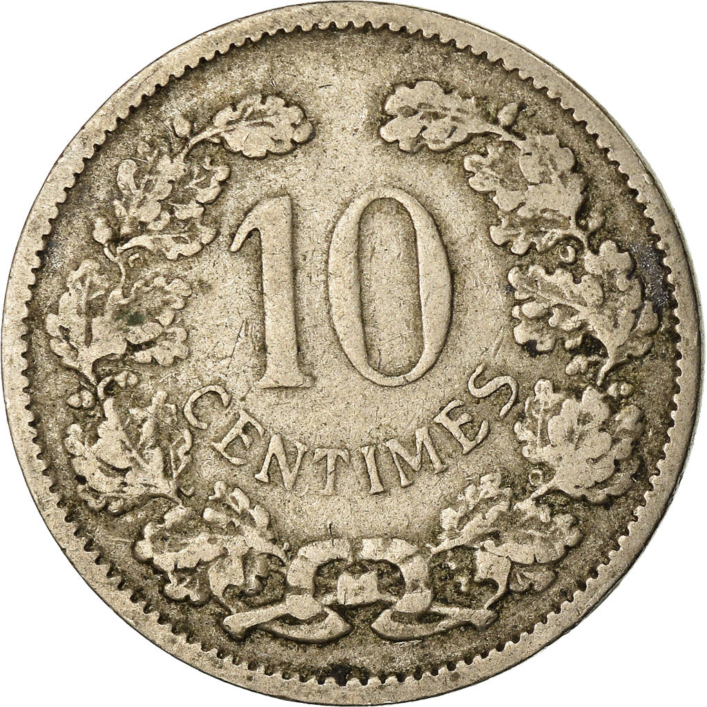 Coin, Luxembourg, Adolphe, 10 Centimes, 1901, VF(30-35), Copper-nickel, KM:25