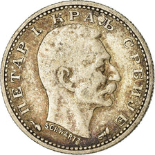 Coin, Serbia, Peter I, 50 Para, 1915, Gorham Mfg. Co., VF(30-35), Silver