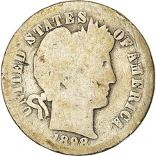 Moeda, Estados Unidos da América, Barber Dime, Dime, 1898, U.S. Mint, New