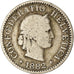 Moneta, Svizzera, 5 Rappen, 1882, Bern, MB, Nichel, KM:26b