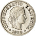 Moneta, Svizzera, 5 Rappen, 1939, Bern, BB+, Nichel, KM:26b