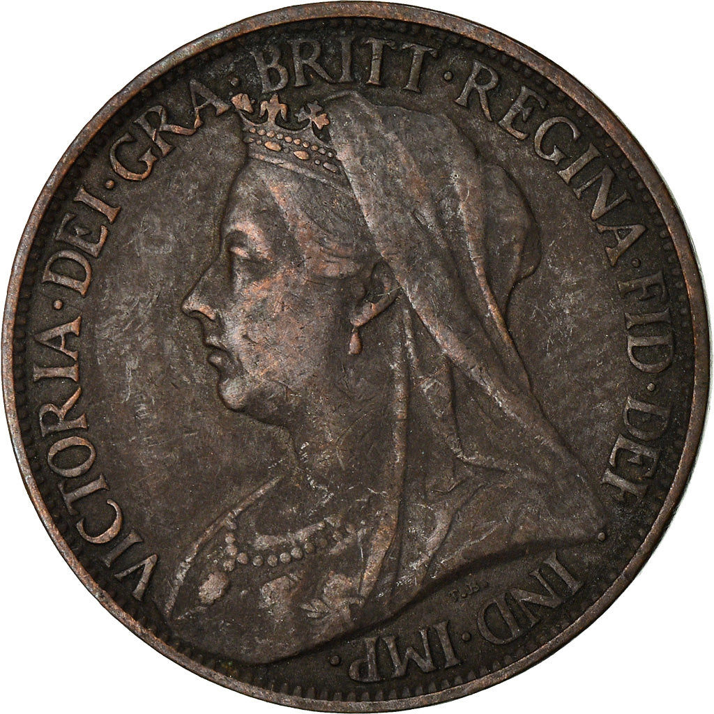 Coin, Great Britain, Victoria, Farthing, 1898, VF(30-35), Bronze, KM:788.2