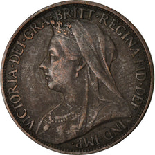 Coin, Great Britain, Victoria, Farthing, 1898, VF(30-35), Bronze, KM:788.2