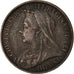 Coin, Great Britain, Victoria, Farthing, 1898, VF(30-35), Bronze, KM:788.2