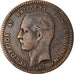 Coin, Greece, George I, 10 Lepta, 1882, VF(30-35), Copper, KM:55
