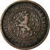 Coin, Netherlands, William III, 1/2 Cent, 1885, VF(30-35), Bronze, KM:109.1