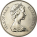 Moneda, Isla de Man, Elizabeth II, 25 Pence, 1975, Pobjoy Mint, EBC, Cobre -