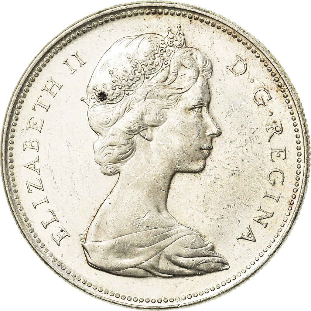 Coin, Canada, Elizabeth II, Dollar, 1966, Royal Canadian Mint, Ottawa