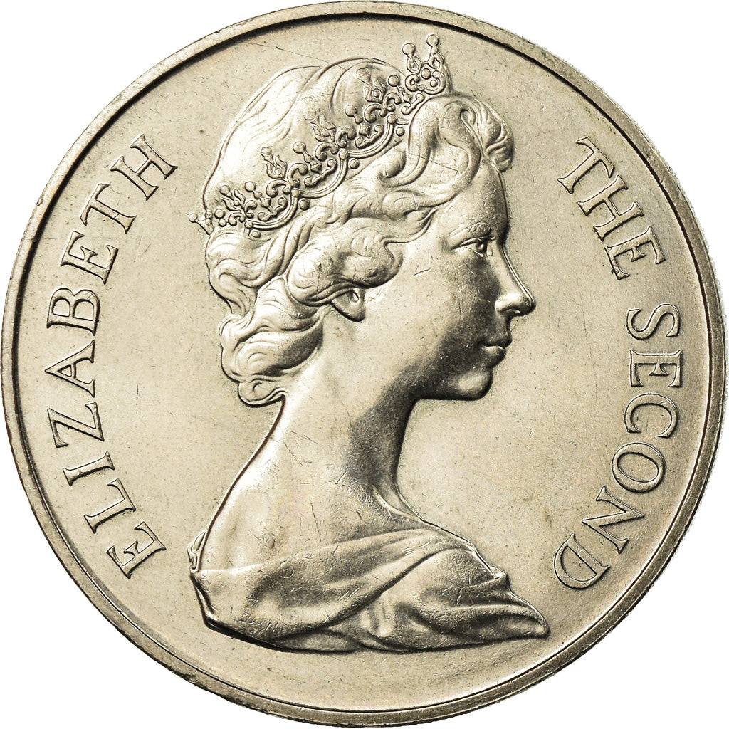 Coin, Saint Helena, Elizabeth II, 25 Pence, Crown, 1973, AU(50-53)