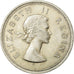 Coin, South Africa, Elizabeth II, 5 Shillings, 1957, EF(40-45), Silver, KM:52