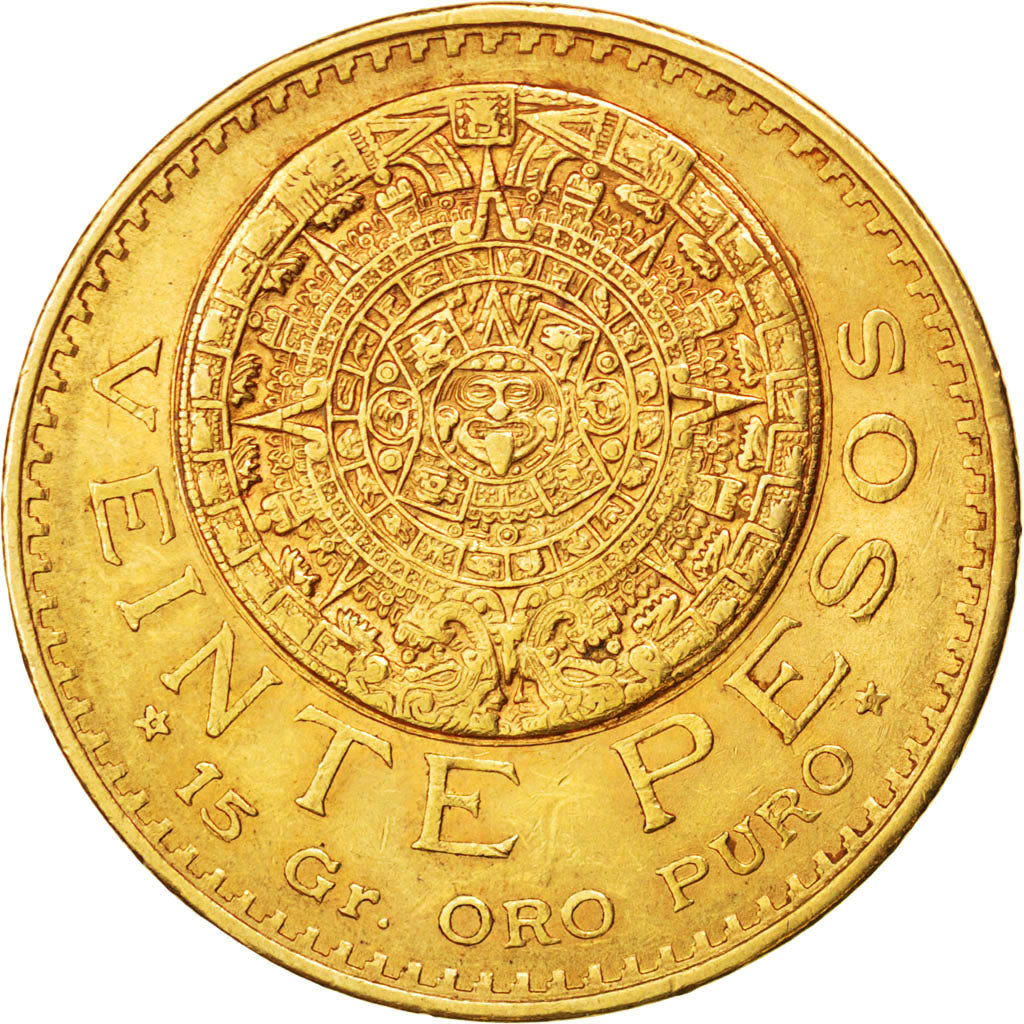 Mexique, République, 20 Pesos Or 1920, KM 478