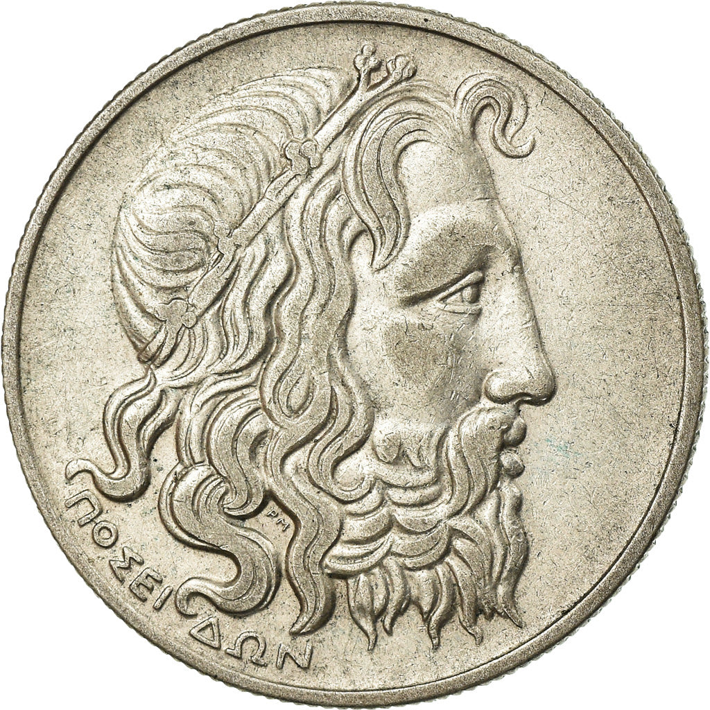 Coin, Greece, 20 Drachmai, 1930, EF(40-45), Silver, KM:73