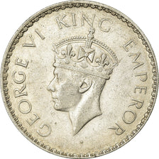 Moneda, INDIA BRITÁNICA, George VI, Rupee, 1941, MBC, Plata, KM:556