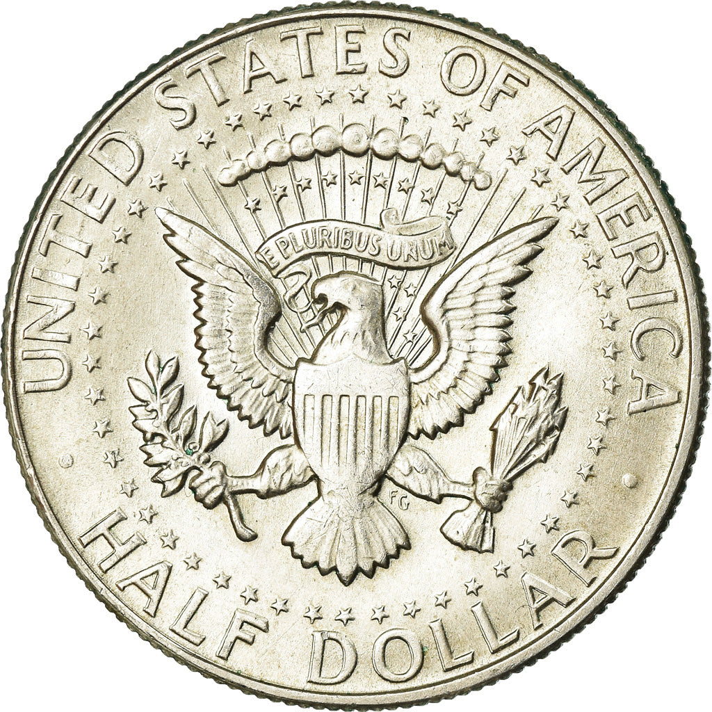 Coin, United States, Kennedy Half Dollar, Half Dollar, 1968, U.S. Mint, Denver