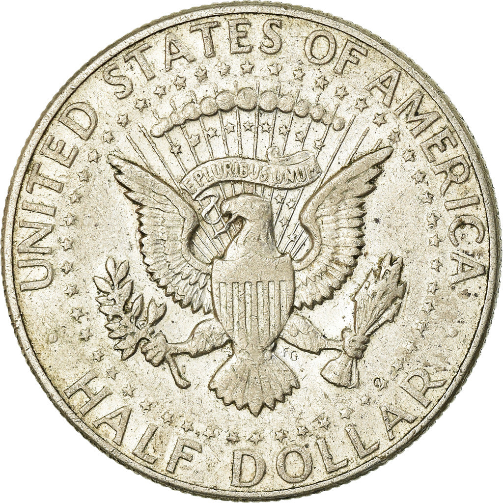 Coin, United States, Kennedy Half Dollar, Half Dollar, 1964, U.S. Mint