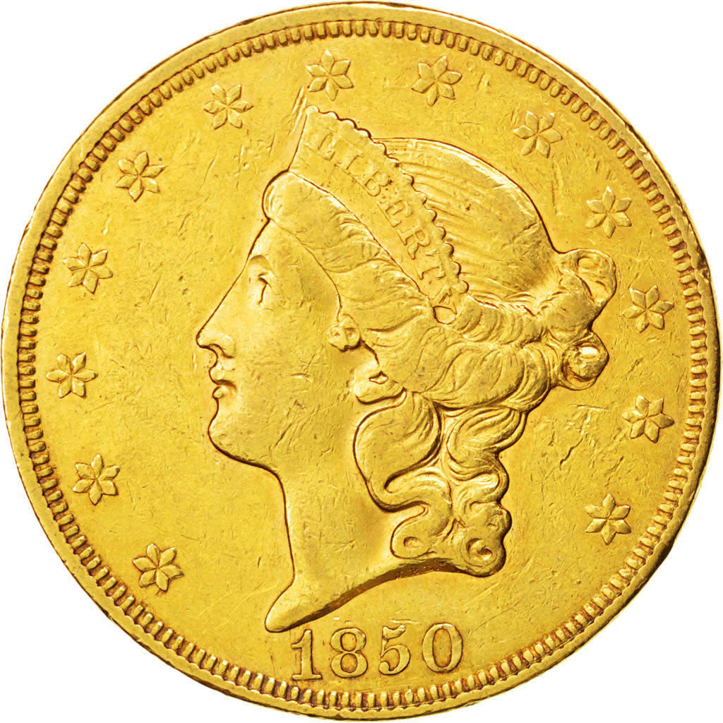 United States, Liberty Head, 20 Dollars, 1850, Philadelphia, KM #74.1,...