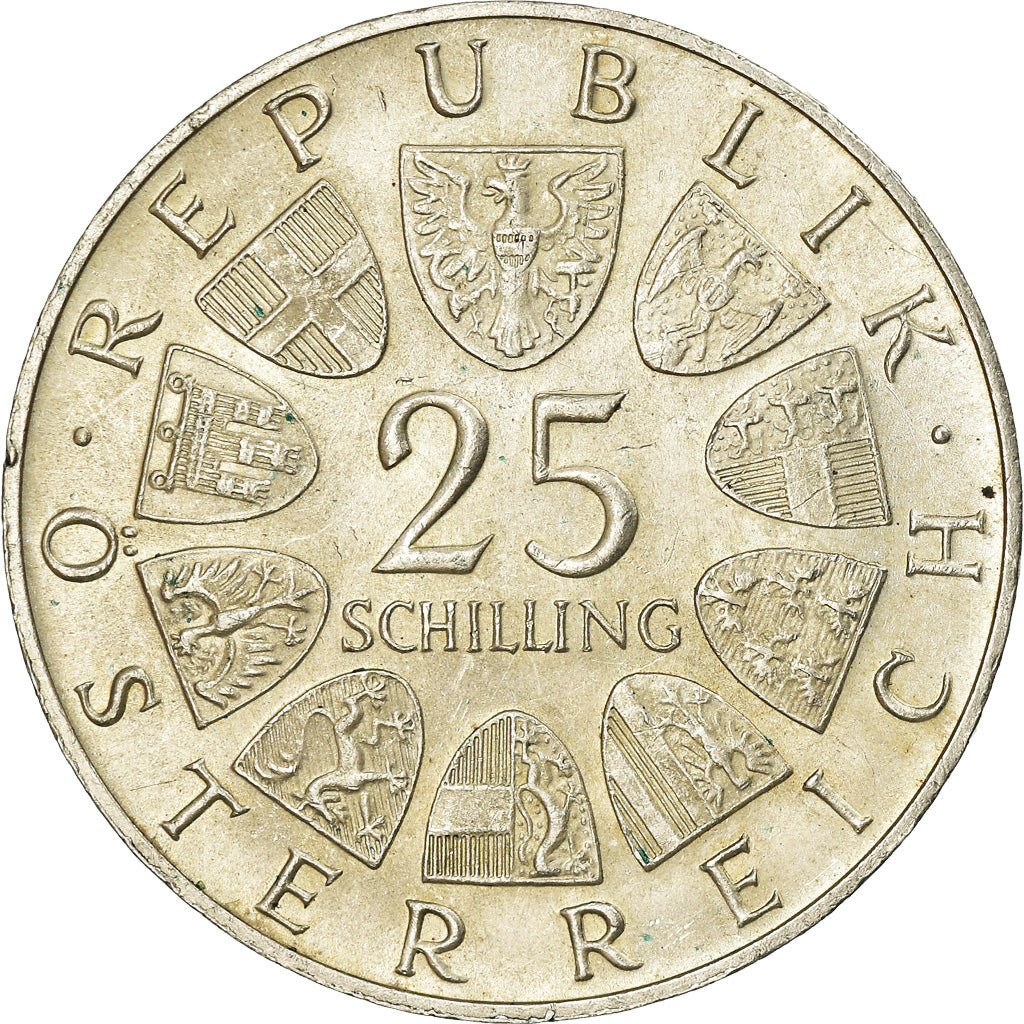 Münze, Österreich, 25 Schilling, 1967, Vienne, SS+, Silber, KM:2901