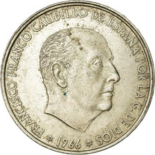 Coin, Spain, Caudillo and regent, 100 Pesetas, 1966, Madrid, EF(40-45), Silver